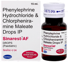 Sinarest Af Shahi Gulab Flavour Oral Drops 15ml