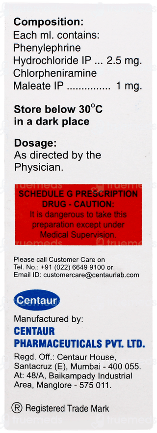 Sinarest Af Shahi Gulab Flavour Oral Drops 15ml