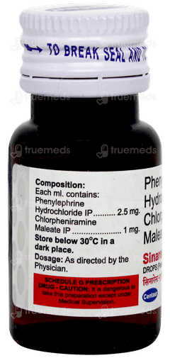 Sinarest Af Shahi Gulab Flavour Oral Drops 15ml