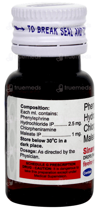 Sinarest Af Shahi Gulab Flavour Oral Drops 15ml