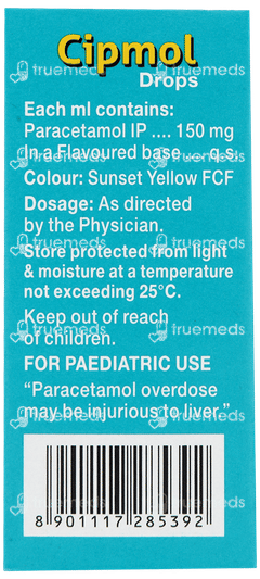 Cipmol Pineapple Flavour Oral Drops 15Ml