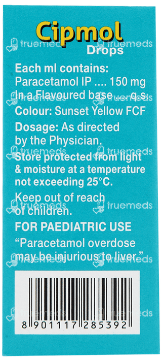 Cipmol Pineapple Flavour Oral Drops 15Ml