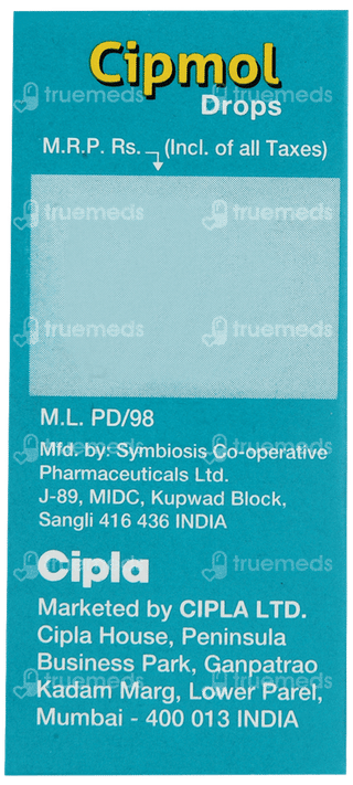 Cipmol Pineapple Flavour Oral Drops 15Ml