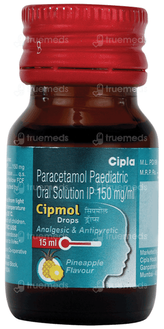 Cipmol Pineapple Flavour Oral Drops 15Ml