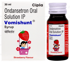 Vomishunt Strawberry Flavour Syrup 30ml Vomishunt Strawberry Flavour Syrup 30ml