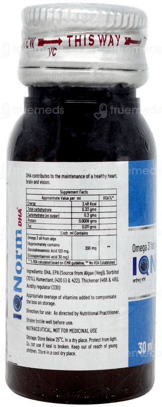 Iqnorm Dha Mango Flavour Oral Drops 30ml