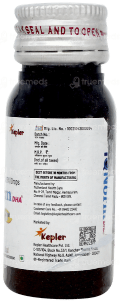 Iqnorm Dha Mango Flavour Oral Drops 30ml