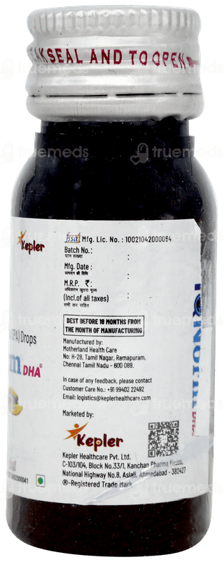 Iqnorm Dha Mango Flavour Oral Drops 30ml