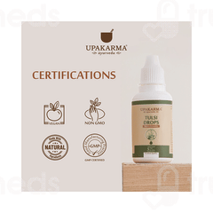 Upakarma Ayurveda Tulsi Drops 30ml Upakarma Ayurveda Tulsi Drops 30ml