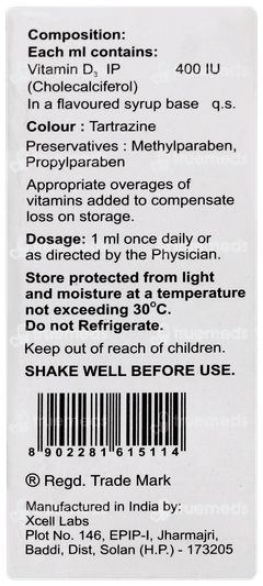 Oh D3 Oral Drops 15ml
