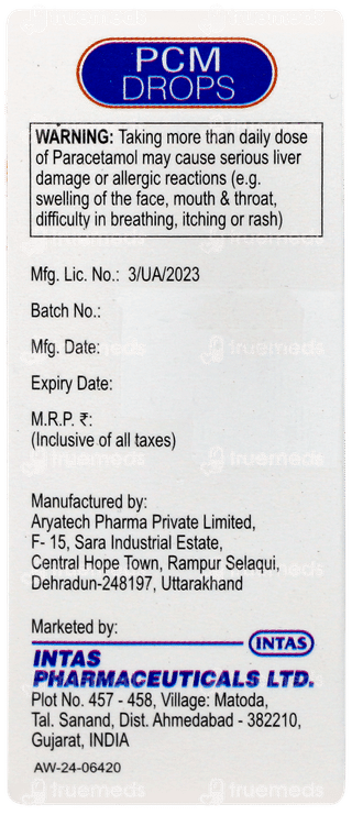 Pcm Mint Flavour Oral Drops 15ml