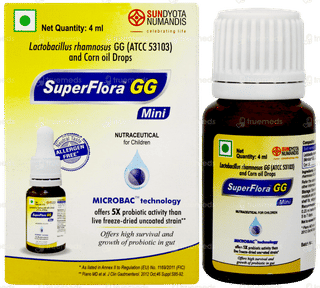 Superflora Gg Mini Oral Drops 4ml