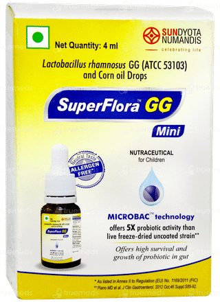 Superflora Gg Mini Oral Drops 4ml