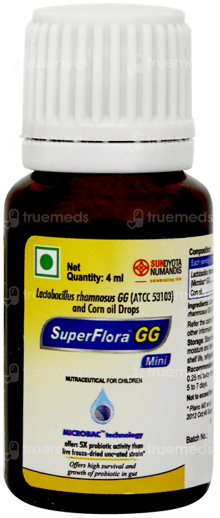Superflora Gg Mini Oral Drops 4ml