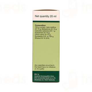 Dr Willmar Schwabe Urtica Pentarkan Ptk 86 Oral Drops 20ml
