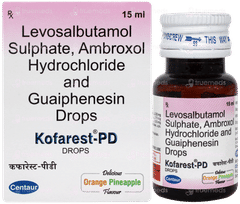 KOFAREST PD ORANGE PINEAPPLE FLAVOUR ORAL DROPS 15ML