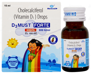 D3 Must Forte Pineapple Flavour Oral Drops 15ml