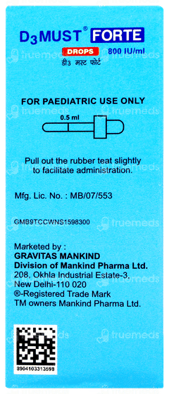 D3 Must Forte Pineapple Flavour Oral Drops 15ml D3 Must Forte Pineapple Flavour Oral Drops 15ml