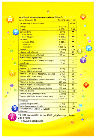A To Z Ns New Mango Flavour Oral Drops 30ml