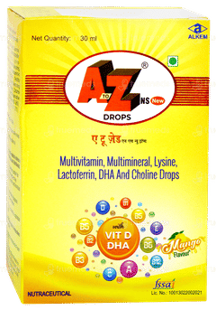 A To Z Ns New Mango Flavour Oral Drops 30ml