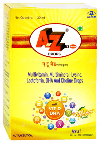 A To Z Ns New Mango Flavour Oral Drops 30ml