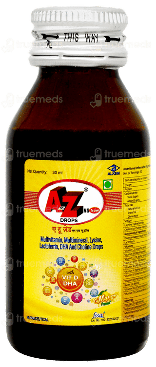 A To Z Ns New Mango Flavour Oral Drops 30ml