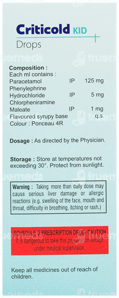 Criticold Kid Oral Drops 15Ml