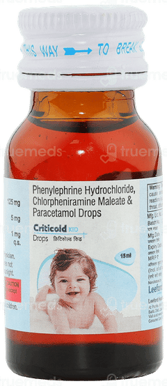 Criticold Kid Oral Drops 15Ml