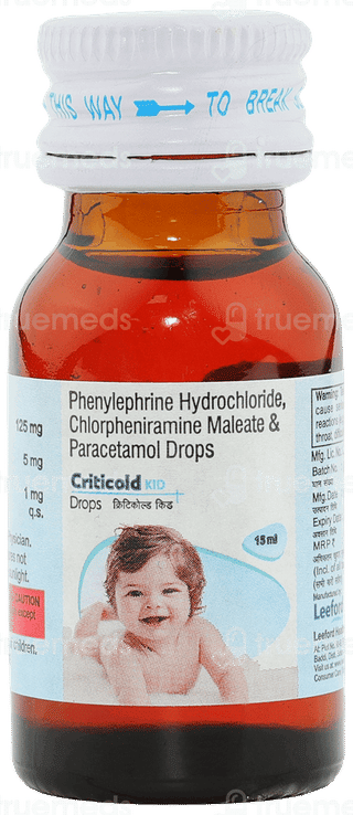 Criticold Kid Oral Drops 15Ml