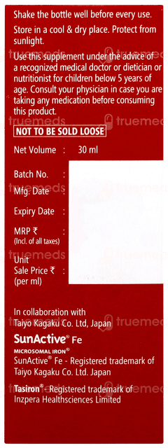 Tasiron Orange Flavor Oral Drops 30ml