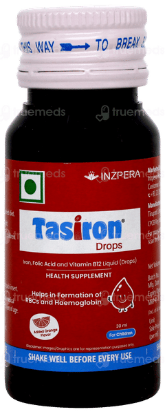 Tasiron Orange Flavor Oral Drops 30ml