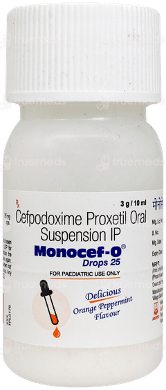 Monocef O 25 Orange Peppermint Flavour Oral Drops 10ml