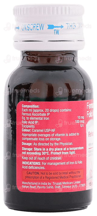 Ferivate Xt Oral Drops 15Ml