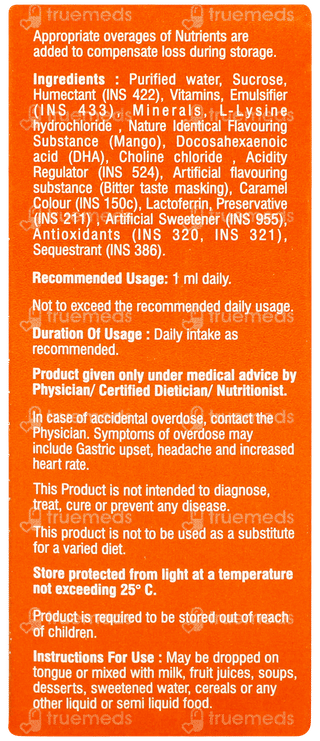 A To Z New & Improved Mango Flavour Oral Drops 30ml