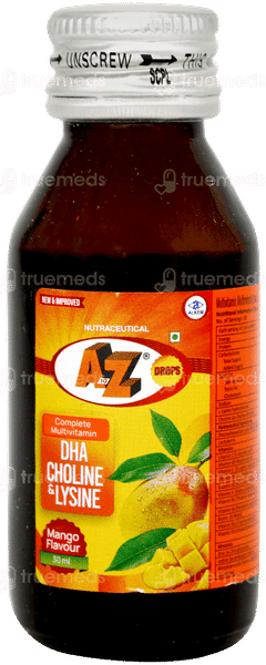 A To Z New & Improved Mango Flavour Oral Drops 30ml