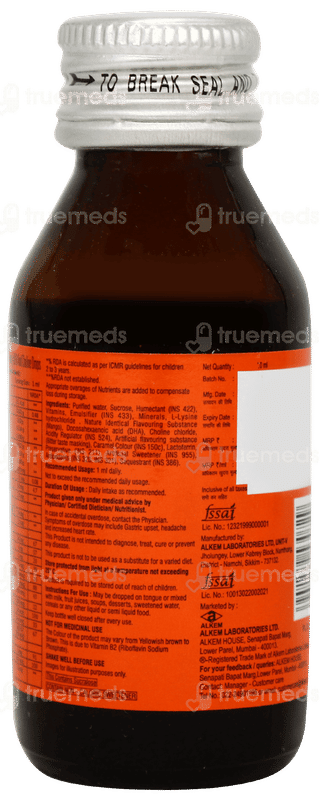 A To Z New & Improved Mango Flavour Oral Drops 30ml