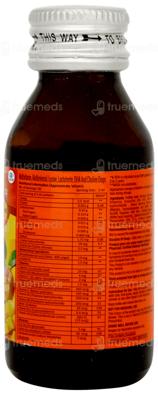 A To Z New & Improved Mango Flavour Oral Drops 30Ml
