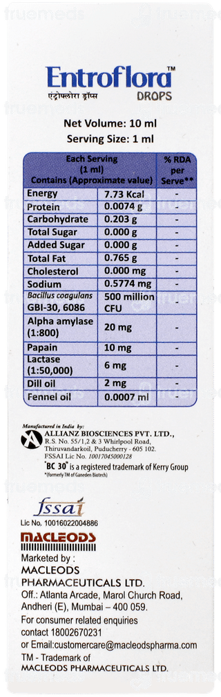 Entroflora Oral Drops 10ml