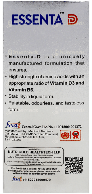 Essenta D Oral Drops 30Ml