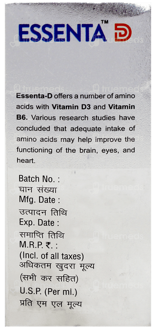 Essenta D Oral Drops 30Ml