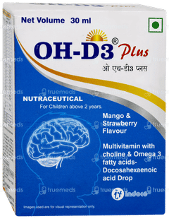 Oh D3 Plus Mango & Strawberry Flavour  Oral Drops 30ml