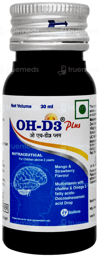 Oh D3 Plus Mango & Strawberry Flavour  Oral Drops 30ml