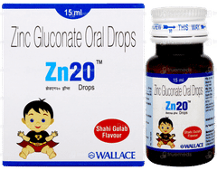 Zn20 Shahi Gulab Flavour Oral Drops 15ml
