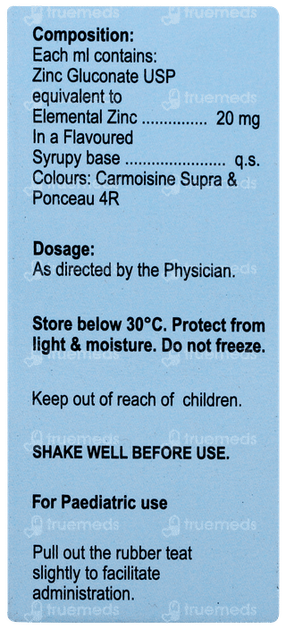 Zn20 Shahi Gulab Flavour Oral Drops 15ml