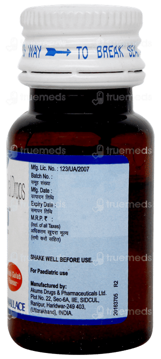 Zn20 Shahi Gulab Flavour Oral Drops 15ml