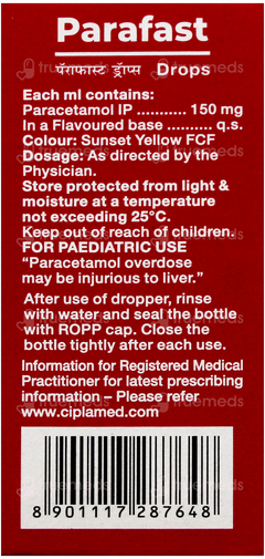 Parafast 150mg Pineapple Flavour Oral Drops 15ml