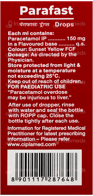 Parafast 150mg Pineapple Flavour Oral Drops 15ml