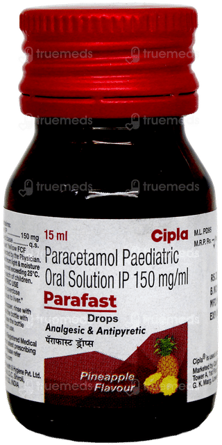 Parafast 150mg Pineapple Flavour Oral Drops 15ml