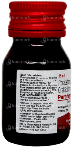 Parafast 150mg Pineapple Flavour Oral Drops 15ml