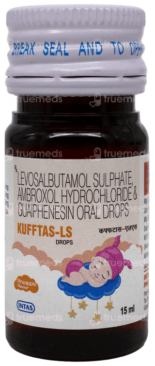 Kufftas Ls Pineapple Flavour Oral Drops 15ml